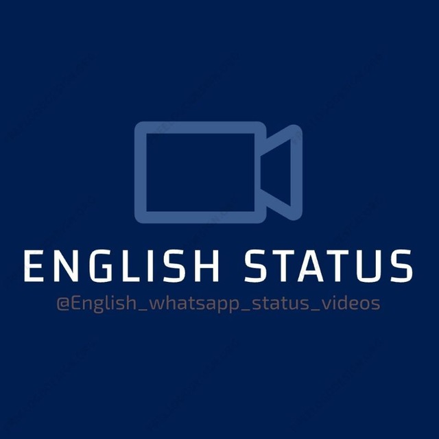 Advertising in Telegram. Telegram Channel logo "ENGLISH STATUS VIDEOS India" Advertising in Telegram. Telegram Channel logo @English_whatsapp_status_videos