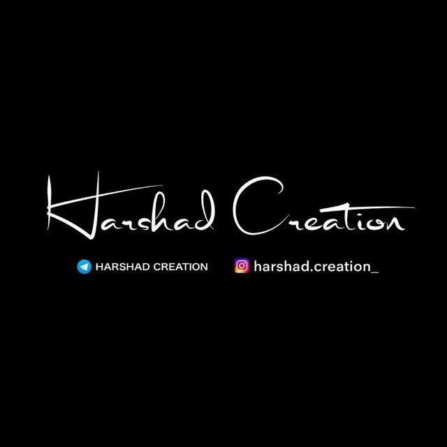 Advertising in Telegram. Telegram Channel logo "HARSHAD_CTEATION_4K STATUS" Advertising in Telegram. Telegram Channel logo @harshad_creation_status1