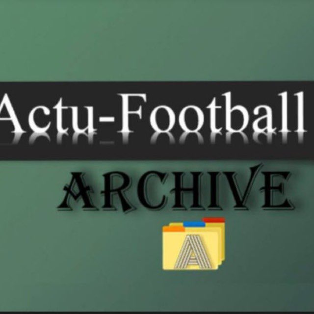 Advertising in Telegram. Telegram Channel logo "ACTU-FOOT ARCHIVE⚽️" Advertising in Telegram. Telegram Channel logo @Actufoot_Archive