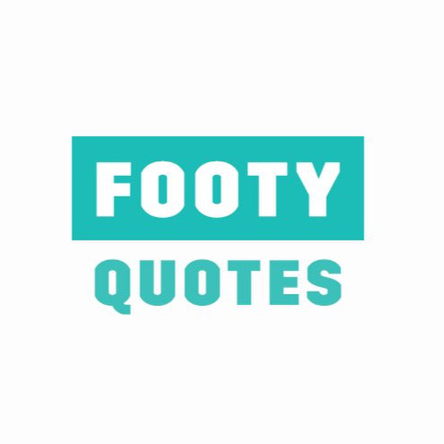 Advertising in Telegram. Telegram Channel logo "FOOTY QUOTES 📢" Advertising in Telegram. Telegram Channel logo FOOTY QUOTES 📢