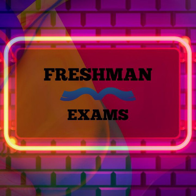 Advertising in Telegram. Telegram Channel logo "Freshman exams" Advertising in Telegram. Telegram Channel logo @freshmanexams