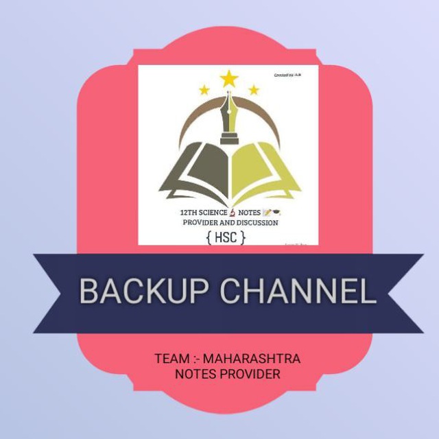Advertising in Telegram. Telegram Channel logo "12 science notes 📝 provider discussion 📚✏️(MAHARASHTRA BOARD SCIENCE)" Advertising in Telegram. Telegram Channel logo @notesprovider12th_board